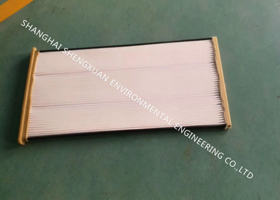 Anti - Pas Kapaklar ve Metal Çerçeve ile 1000mm Yükseklik Pileli Polyester Filtre Kartuşu