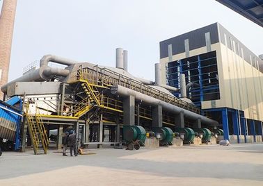 Sinter Tesisi Metalurji Ekipmanları Bantlı Soğutma Makinesi 46 - 140m3 Kapasite