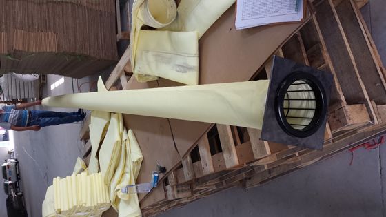 6000mm TFE Scrim Yüksek Sıcaklık P84 Toz Toplayıcı Filtre Torbaları